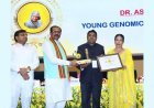 युवा जीनोमिक साइंटिस्ट डॉ. सी. पी. असीब को  डॉ. ए. पी. जे.अब्दुल कलाम इंस्पिरेशन अवार्ड
