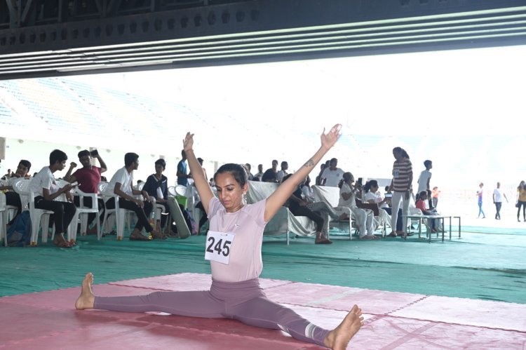 एमपी योग प्रतियोगिता में अनुकरणीय प्रदर्शन के लिए आरती पटेल को विशेष सम्मान