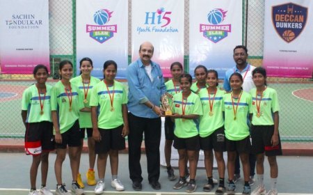 हाई 5 यूथ फाउंडेशन का परिवर्तनकारी ग्रीष्मकालीन स्लैम (बास्केटबॉल ग्रीष्मकालीन शिविर) एक बड़ी सफलता थी