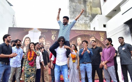 पैदल मार्च के साथ हुआ राजस्थानी फिल्म भरखमा का ट्रेलर लॉन्च