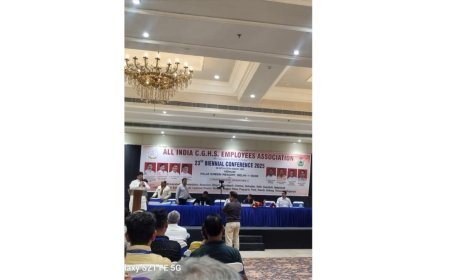 नई दिल्ली में संपन्न हुआ ऑल इंडिया सीजीएचएस कर्मचारी संगठन का 23वां द्विवार्षिक सम्मेलन